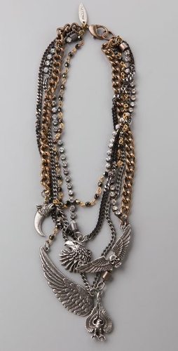 Fallon Jewelry Hells Angels Bib Necklace