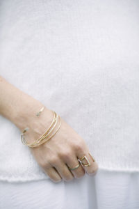 Hammered Alexis Russel Bangles