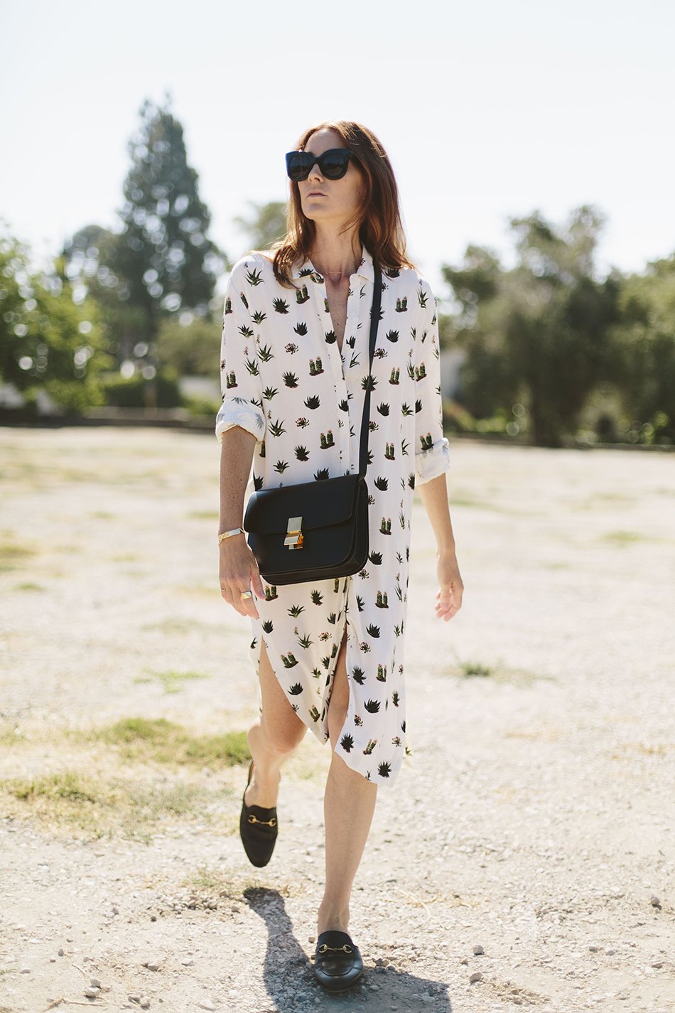 Cactus Print Dress