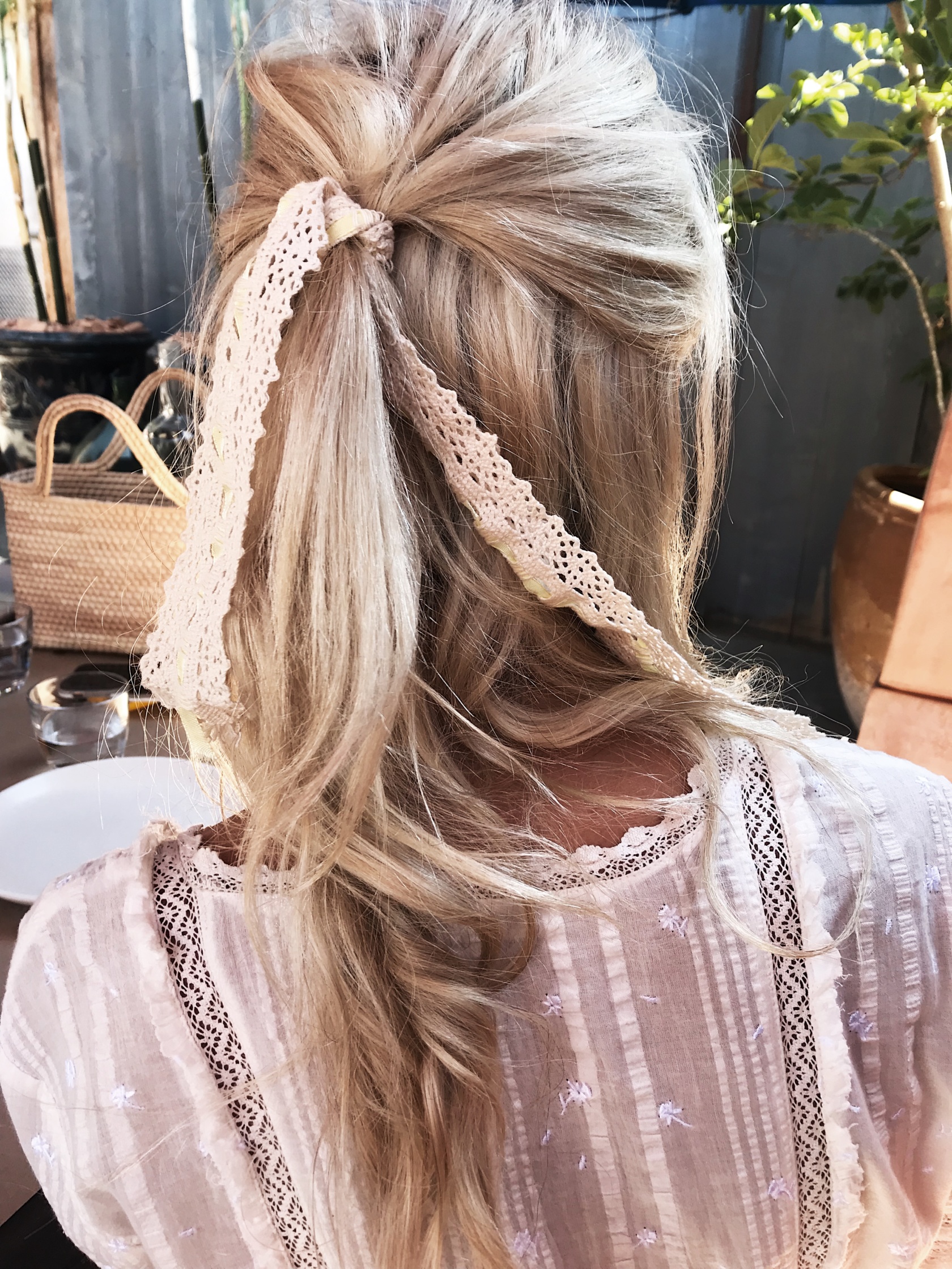ribbon tied